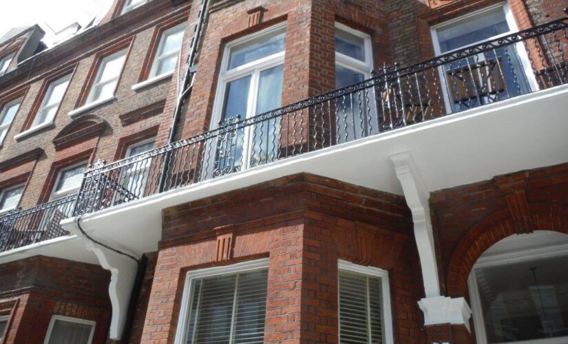 Hallas & Co. | External Repair and Decoration Project. 23 Rosary Gardens, South Kensington.