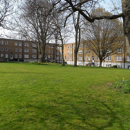 John Spencer Square, Islington. External Repairs and Decorations. Residential 80 flat development.